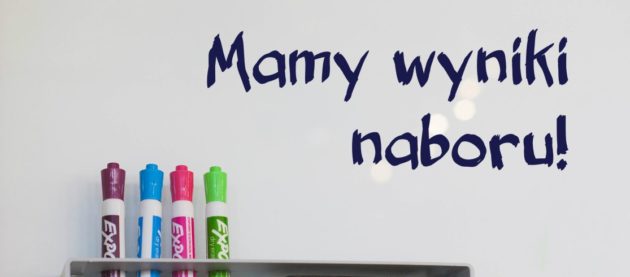 OGŁOSZENIE WYNIKÓW NABORÓW