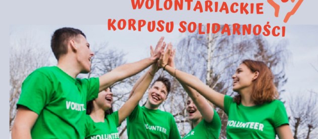 Konkurs na mini granty na inicjatywy wolontariackie Korpusu Solidarności w województwie pomorskim.